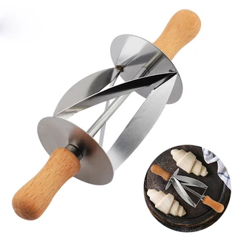 Кухненски Нож за печене с неръждаема Дръжка, Машина за Приготвяне на Кроасани, Тесто за хляб, Домашна Пица и Хляб