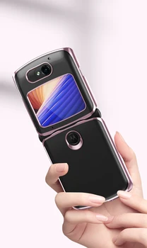Луксозен Калъф с Прозрачно Покритие, Защитен Калъф За Motorola Moto Razr, Модерни Нови Калъфи За мобилни Телефони със Защитна Обвивка